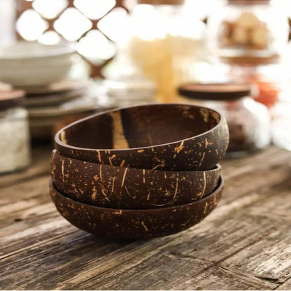Tropical Bliss Handcrafted Coconut Bowl – Eco-Friendly Summer Serving