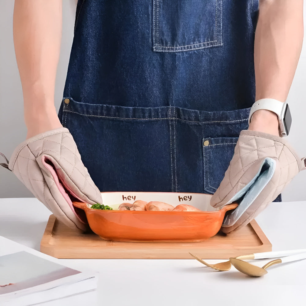ChefGuard Quilted Silicone Heatproof Kitchen Mitts