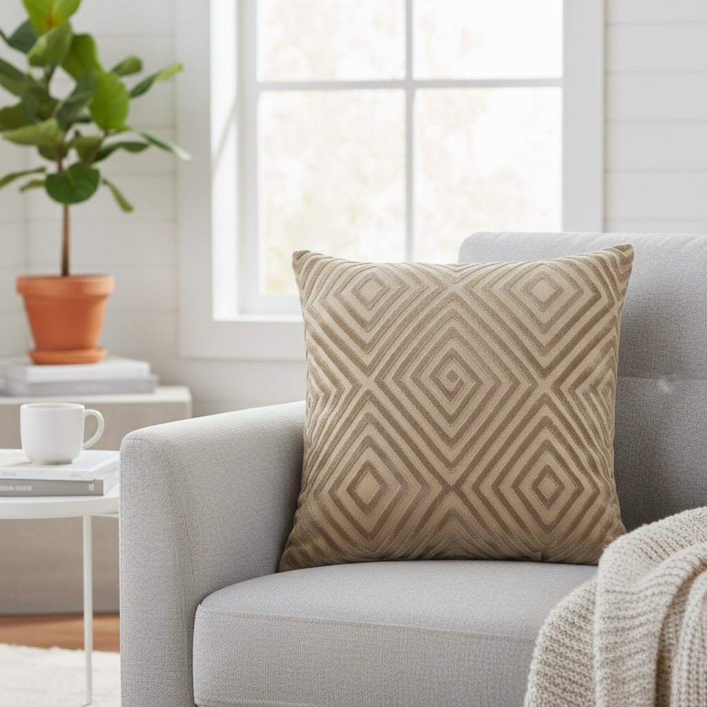 Arvelle Jacquard Cushion Cover for Modern Living Spaces