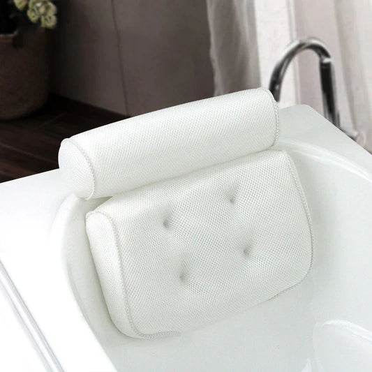 AquaRest Luxury Bath Pillow – Ergonomic Neck & Head Support
