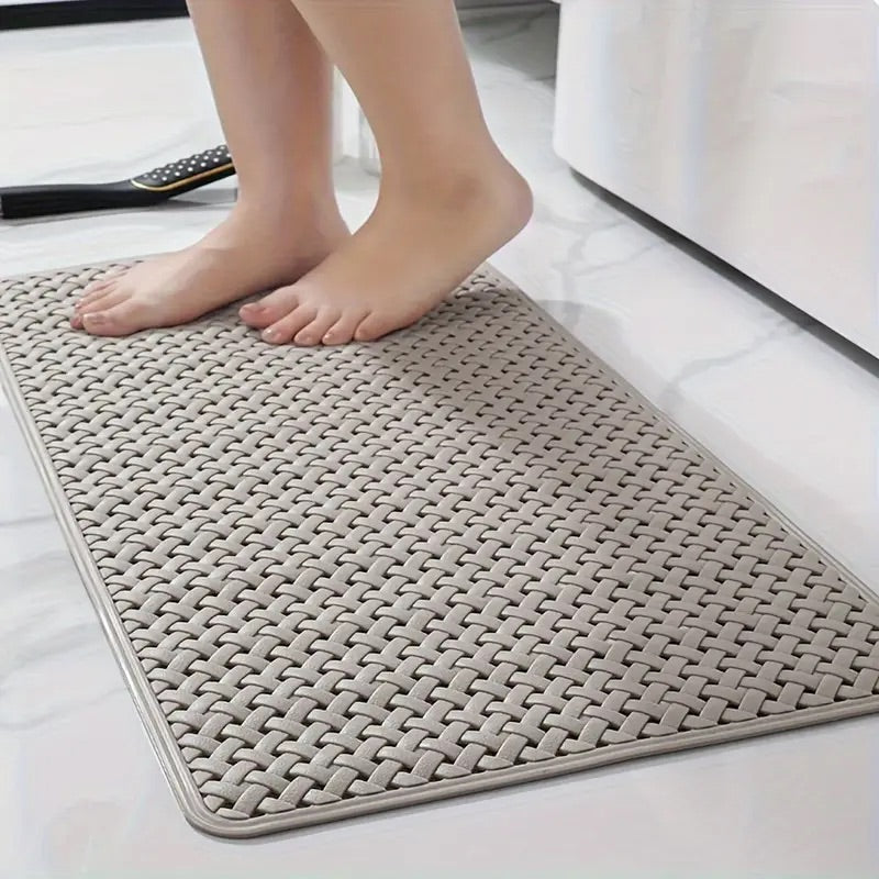 SafeStep Woven Non-Slip Bath Mat – Stylish, Hygienic, Anti-Slip