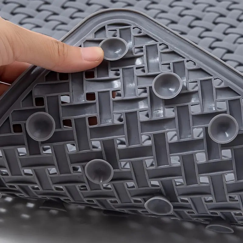 SafeStep Woven Non-Slip Bath Mat – Stylish, Hygienic, Anti-Slip