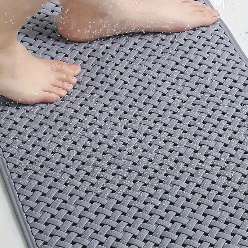 SafeStep Woven Non-Slip Bath Mat – Stylish, Hygienic, Anti-Slip