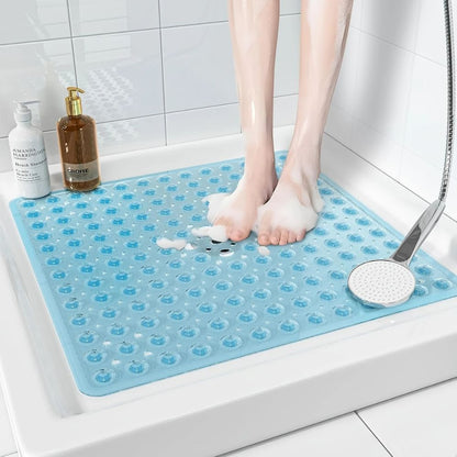 SafeStep Premium Non-Slip Shower Mat – Suction Grip & Quick-Drain