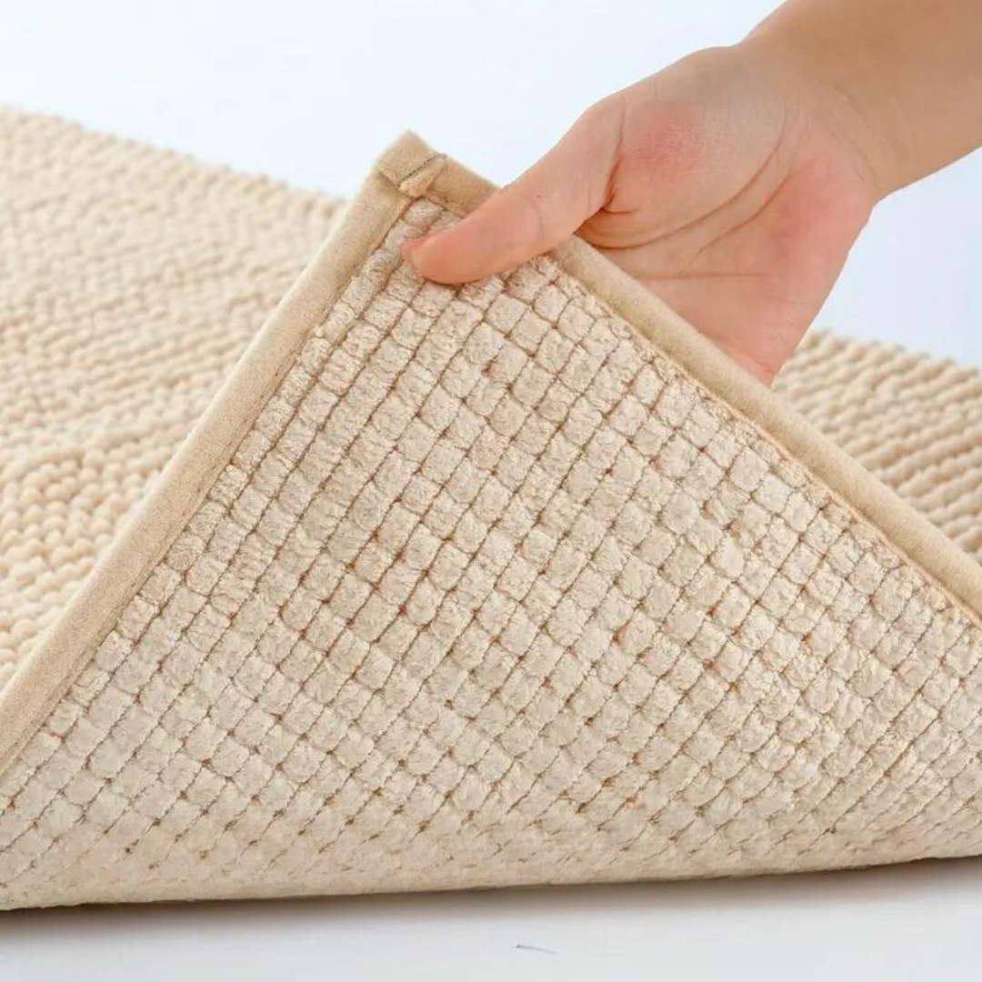 ChenilleLux Microfiber Bath Mat – Soft, Quick-Dry, Non-Slip Comfort