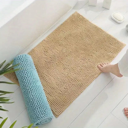 ChenilleLux Microfiber Bath Mat – Soft, Quick-Dry, Non-Slip Comfort