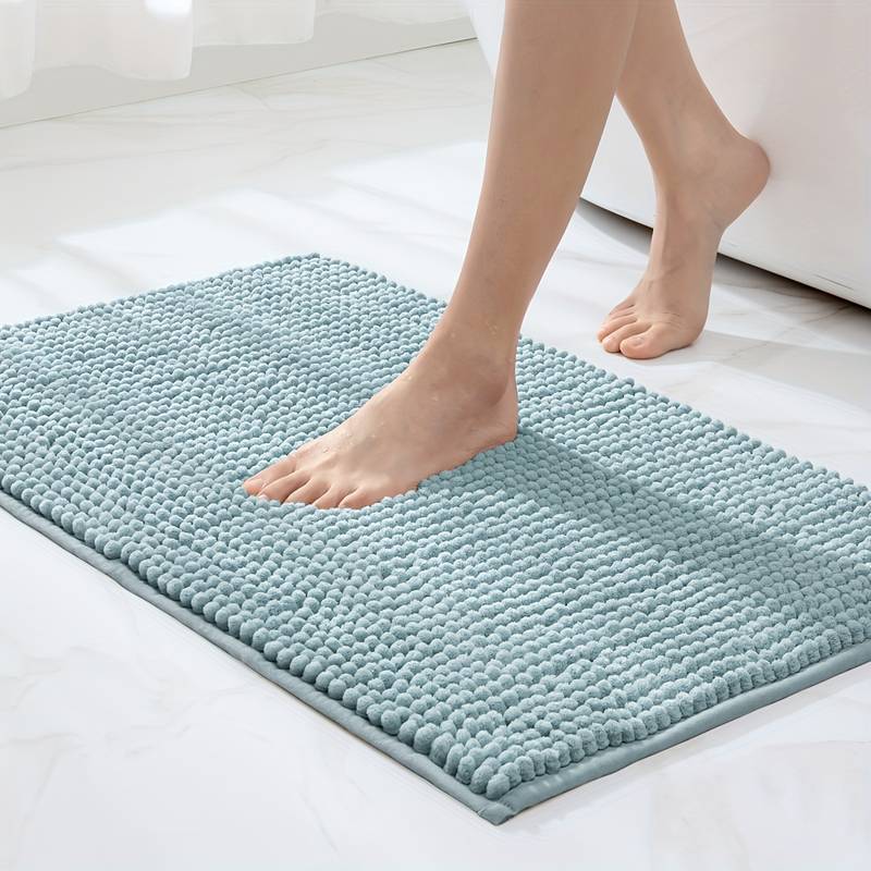 ChenilleLux Microfiber Bath Mat – Soft, Quick-Dry, Non-Slip Comfort