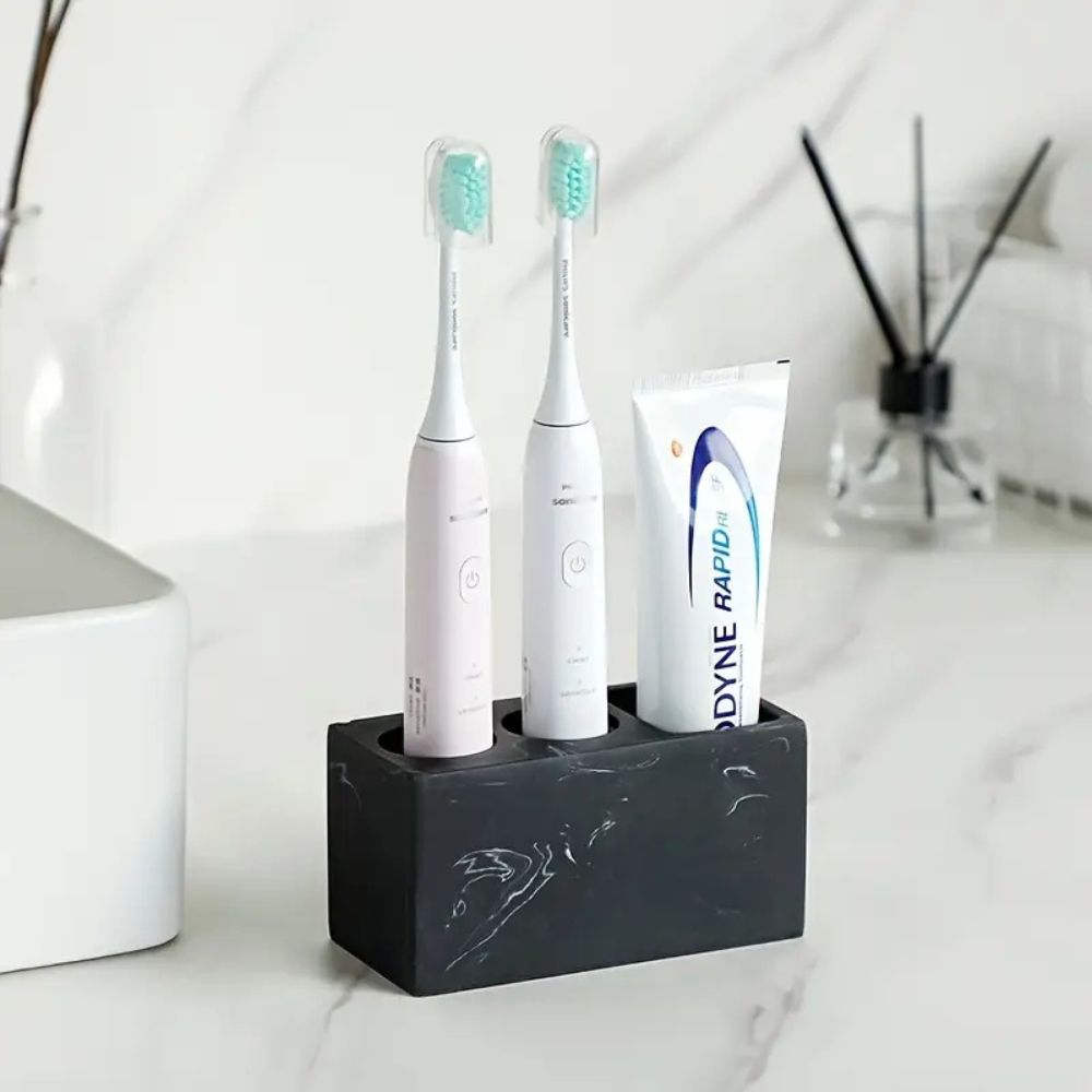 Resina Couple Toothbrush Holder for Sleek and Organized Bathrooms
