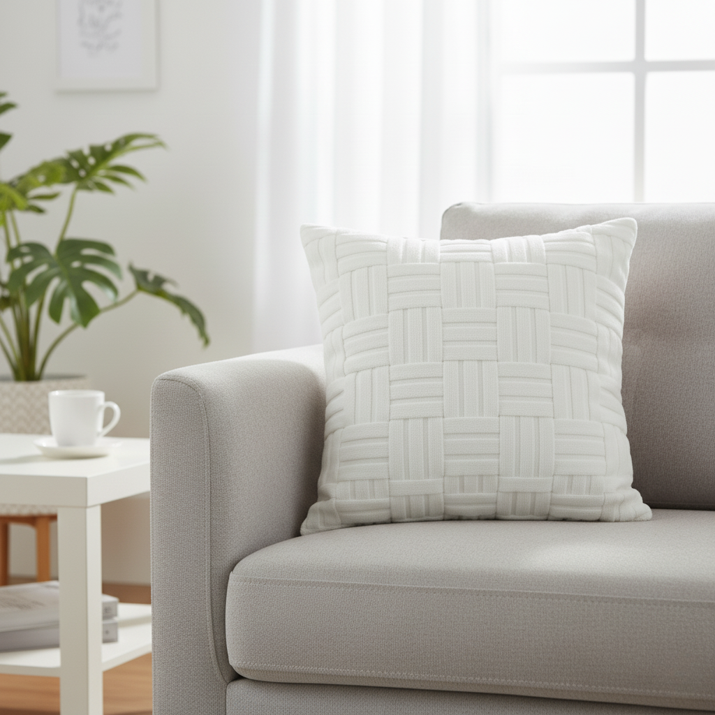 Marvello Textured Cushion Cover for Home Decoration