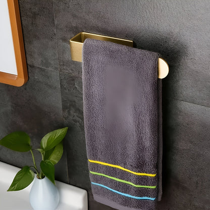 LustraWall Stainless Steel Towel Rack – Wall-Mounted Minimalist Design