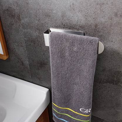 LustraWall Stainless Steel Towel Rack – Wall-Mounted Minimalist Design