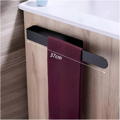 LustraWall Stainless Steel Towel Rack – Wall-Mounted Minimalist Design