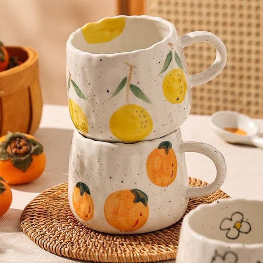 SunBerry Ceramic Mug Collection for Cheerful Morning Sips
