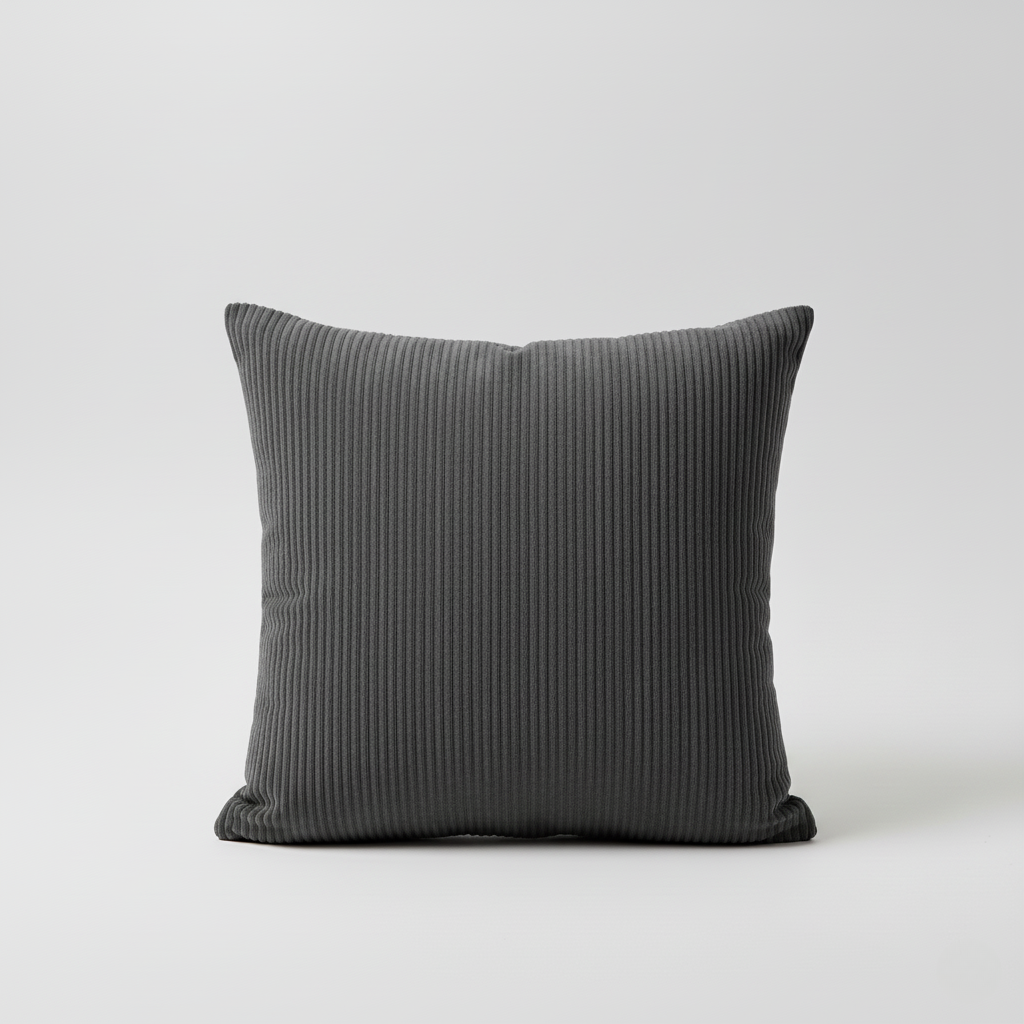 Teravo Corduroy Cushion Cover with Ribbed Texture for Home Decoration