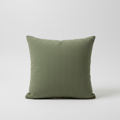 Teravo Corduroy Cushion Cover with Ribbed Texture for Home Decoration