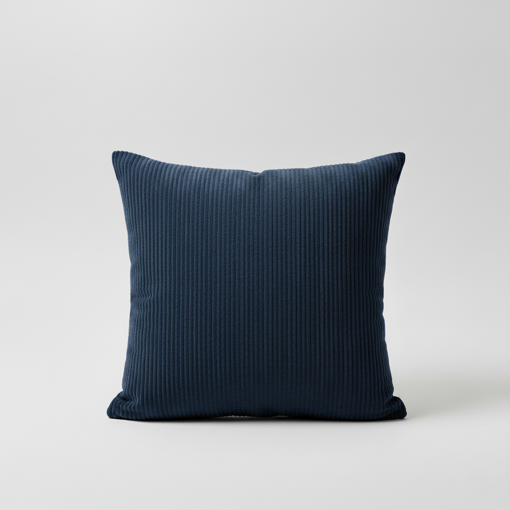 Teravo Corduroy Cushion Cover with Ribbed Texture for Home Decoration