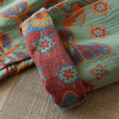 ButterflyWhisper Cotton Loungewear Set – Soft, Lightweight Indoor Comfort