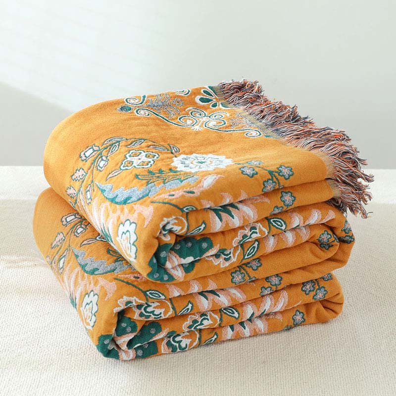EcoBloom Reversible Cotton Quilt – Lightweight, Breathable Comfort
