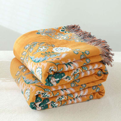 EcoBloom Reversible Cotton Quilt – Lightweight, Breathable Comfort