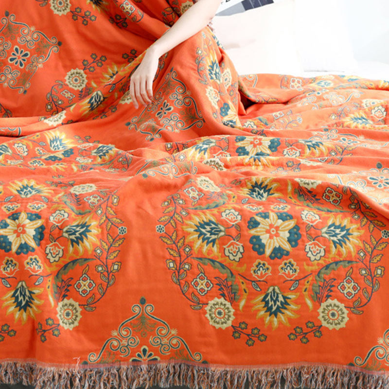 EcoBloom Reversible Cotton Quilt – Lightweight, Breathable Comfort