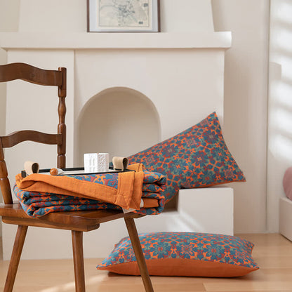 AuroraSix Reversible Cotton Quilt – Soft, Eco-Friendly Comfort for Your Bedroom