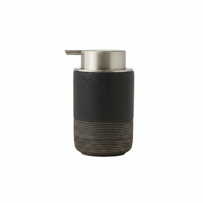 CeramiLux Minimalist Ceramic Soap Dispenser for Modern Bathrooms and Kitchens