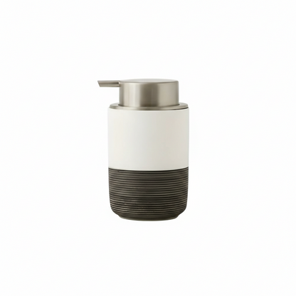 CeramiLux Minimalist Ceramic Soap Dispenser for Modern Bathrooms and Kitchens