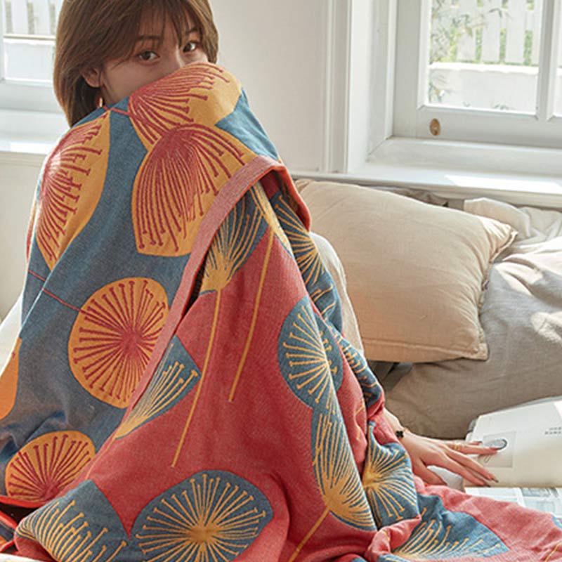 DandelionDream Reversible Cotton Quilt – Soft, Eco-Friendly Comfort