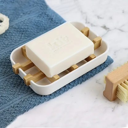 BambooLux Soap Dish – Elegant & Eco-Friendly Bathroom Accessory